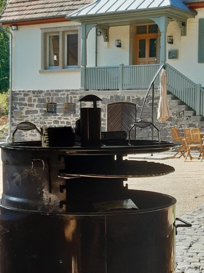 Apartamento Schellnhof Forsthaus Am Waldrand Nidda Exterior foto
